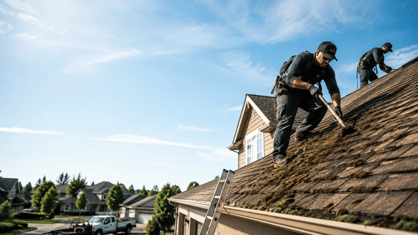 Roof Moss Removal in Napoleon, ND near me